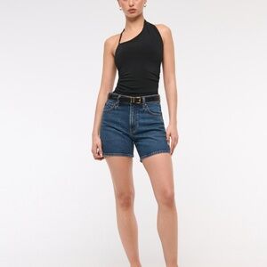 Abercrombie High Rise Dad Shorts (Size 28)